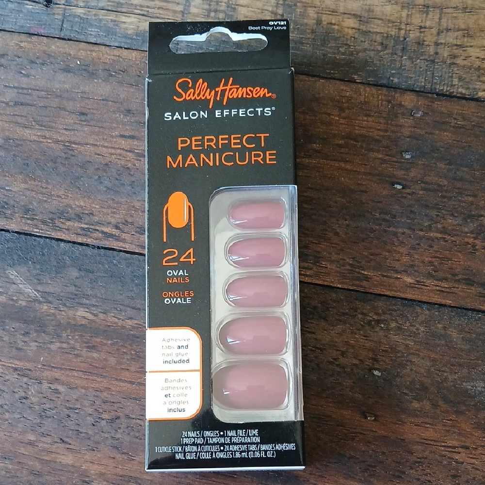 Sally Hansen Salon Effects Perfect Manicure Press-On Nails - Mauve